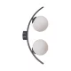 LAMPĂ DE PERETE ZUMA LINE HELIX 5015 2XE14 NEGRU/ALB