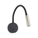 TK LAGOS LAMPĂ DE PERETE 10039 1XG9 NEGRU/AURIU