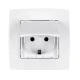 CITY GERMAN TYPE PLUG CU CAPAC IMPERMEABIL METALIC ALB 
