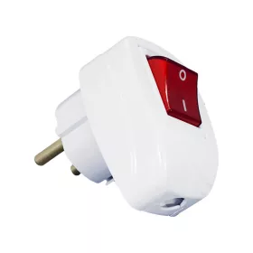 ELMARK ȘTEARCĂ CU COMUTATOR 16А 2Р+Е ALB LUMINOS