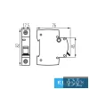 Întrerupător miniatural KANLUX KMB6-B6/1