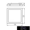 Lampa KANLUX TYBIA LED 25W-NW SE B