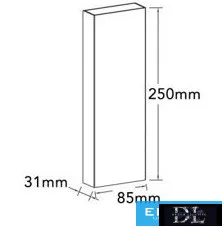 Lampa de perete UNIVERSO LED 8w 734lm CCT.kap IP65 Alb 85x250x31mm