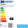 Lampa KANLUX REKA LED EL 7W-O-GR