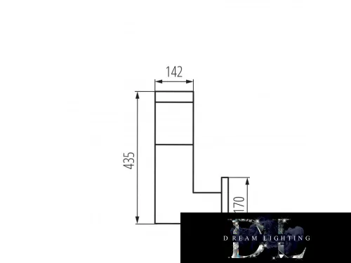 Lampa KANLUX INVO OP EL-53-L-GR E27