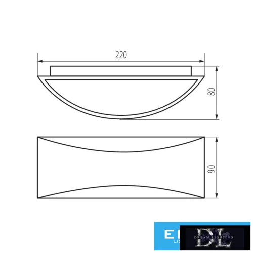 Lampa KANLUX BISO LED EL 8W-GR