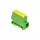 CONECTOR DIN RAIL 1X2,5-35MM2 Y/G