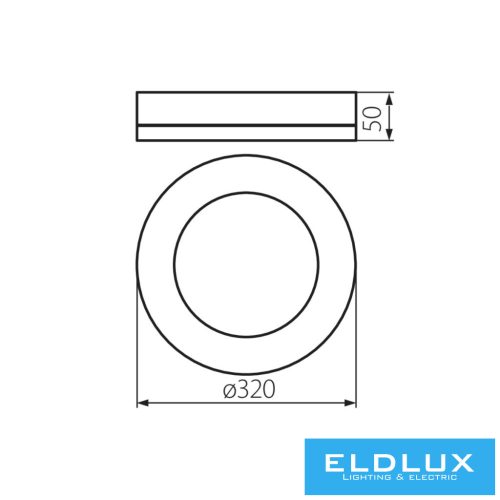 KANLUX MILEDO TURA LED lampă de tavan