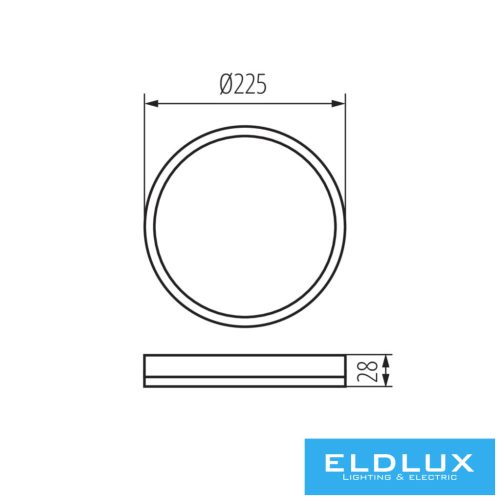Lampă LED KANLUX AZPO 11,8 W-NW-O-W