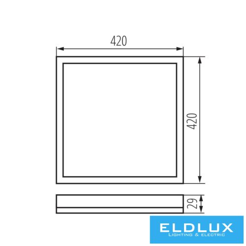 Lampa KANLUX AZPO LED 22W-NW-L-W