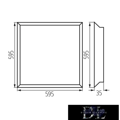 KANLUX BLINGO P38W 6060NW 4000k 4600lm lampă