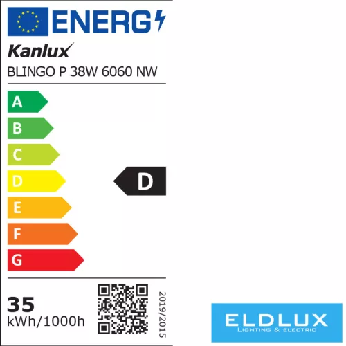 KANLUX BLINGO P38W 6060NW 4000k 4600lm lampă