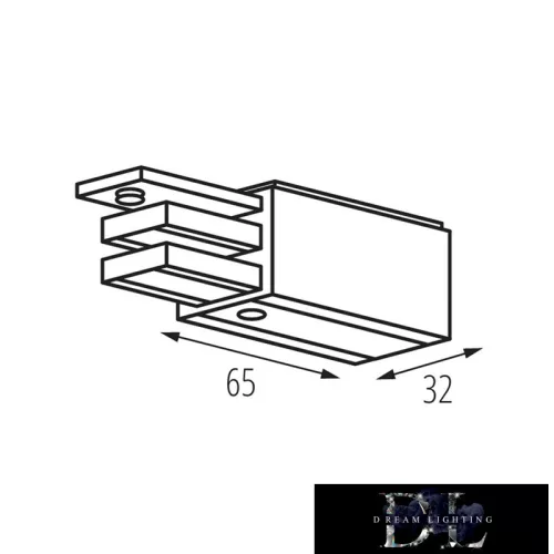 Conector de alimentare KANLUX TEAR N PCON L-B