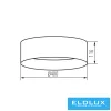 Lampa KANLUX RIFA LED 17,5 W WW B/G