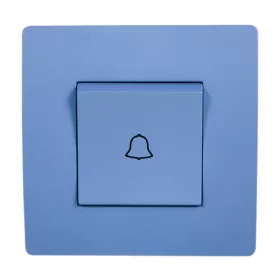 EL BASIC TG112 DOORBELL SWITCH BLUE-OLD