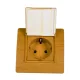EL BASIC TZ107C GERMAN STANDARD SOCKET WITH COVER