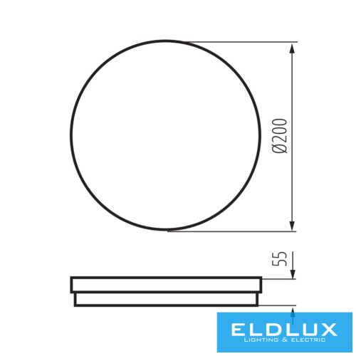Lampa KANLUX BENO ECO 20W CCT O B