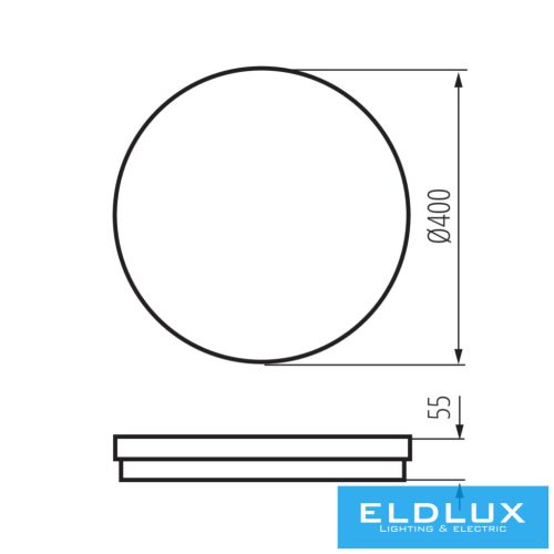Lampa KANLUX BENO ECO 40W CCT O B