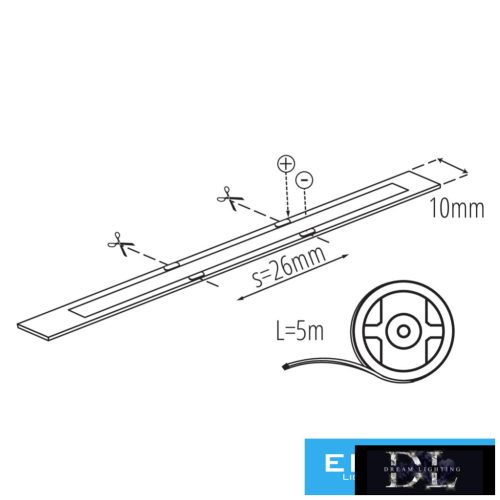 KANLUX LCOB 14W/M CCT 5m 1260 lm/m 3 ani 90+ IP20 24V