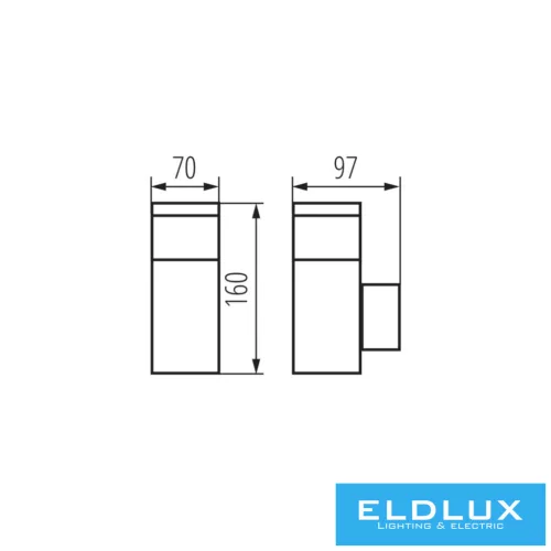 Lampa KANLUX DASTEN EL16 S SO B G9