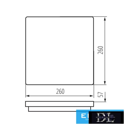 Lampă LED de tavan KANLUX BENO 24-30W CCT-L-SEG IP65 5 ani