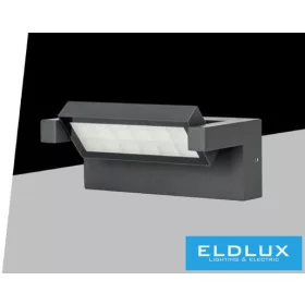   Lampă de perete pentru exterior UNIVERSO 21w 1800lm CCT cu întrerupător 203x108x80mm IP65 gri 5 ani