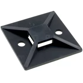 BAZĂ PENTRU CABLE TIE MT-25, ADEZIV-NEGRU (100 PCS)
