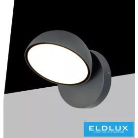   UNIVERSO Lampă de perete pentru exterior 12 W 720 lm CCT cu comutator 110 x 135 x 135 mm IP54 gri 5 ani