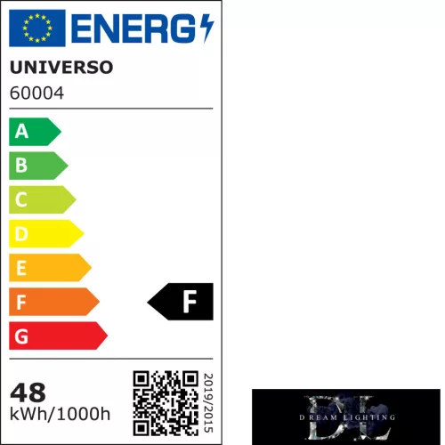 Ventilator cu lumină UNIVERSO 65w, LED 48w 3600lm CCT, DC:17W 1050RPM ∅580 x 200mm alb