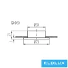 KANLUX GAVI CT-2116B-C spotlámpa SPOT