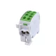 BLOC CONECTOR PENTRU ȘINĂ DIN 2X25MM2/2X35MM2, VERDE