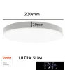 Chip OSRAM Lampă de tavan 24W  4000K argintiu