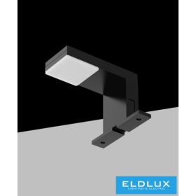   Lampă montată pe mobilier UNIVERSO 3,5 W 220 lm 4000 K IP44 90 x 80 x 40 mm negru