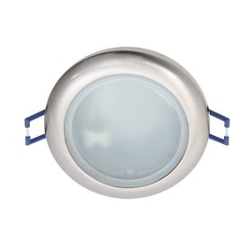 SPOT DE BAIE ELR627 GU5.3 IP44 NICHEL SATINAT