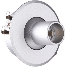 EL-CF03 ILUMINAT LED PENTRU DULAP 12V/1W 3000K D39MM, SI.