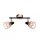 AMBIX SPOT 2XE14 NEGRU/CUPRU