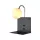 LAMPĂ DE PERETE BETTY 1XG9 CU USB NEGRU