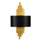 BRETON LAMPĂ DE PERETE 2XE14 AURIU/NEGRU