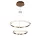 FELIX LED CHANDELIER 58W 3000K NEGRU/AURIU