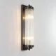 LAMPĂ DE PERETE HARRIS 2XE14 NEGRU/CRISTALE