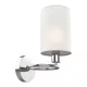 LAMPĂ DE PERETE LUKAS 1XE14 ALB/CROM