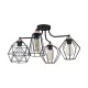 POLLY CHANDELIER 4XE27 NEGRU
