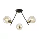 CANDELABRU RICK 3XE27 NEGRU/BRONZ