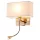 LAMPĂ DE PERETE LED ROSA 3W 3000K + 1XE27, AURIU FRANCEZ