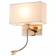 LAMPĂ DE PERETE LED ROSA 3W 3000K + 1XE27, AURIU FRANCEZ