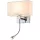 LAMPĂ DE PERETE LED ROSA 3W 4000K + 1XE27, CROM