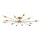 ROXI CANDELABRU 12XE27 AURIU