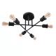 CANDELABRU SALLY 6XE27 NEGRU