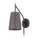 LAMPĂ DE PERETE THERA 1XE14 NEGRU/CROM