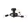CANDELABRU TWIST 3XE27 NEGRU